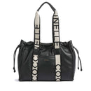 Borsa Donna a Spalla COCCINELLE in Pelle Linea 2Day Signature Medium colore Nero