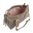 COCCINELLE Damen-Umhängetasche aus Leder, 2Day Signature Medium Line, Farbe Warm Taupe