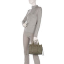 Borsa Donna a Mano COCCINELLE in Pelle Linea 2Day Signature colore Laurel Green
