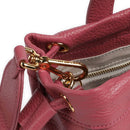 Borsa Donna a Mano COCCINELLE in Pelle Linea 2Day Signature colore Rosewood