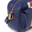 Borsa Donna a Tracolla COCCINELLE in Pelle Royal Blue - Rosewood - Lambskin White linea Beat Multicolor Miisura Small