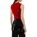 Borsa Donna a Tracolla COCCINELLE in Pelle Liscia Nera linea Beat Soft Misura Small