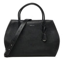 Damen-Henkeltasche COCCINELLE Modell Lord aus schwarzem Leder