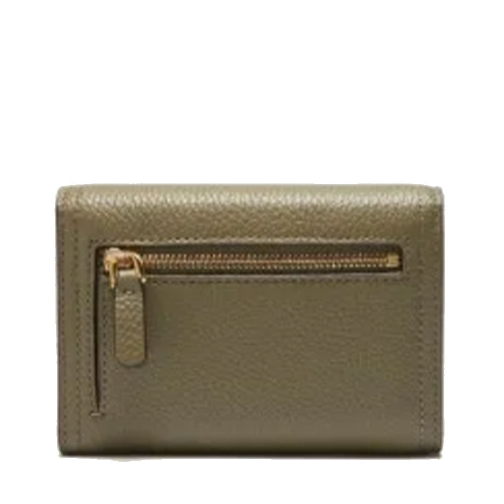 COCCINELLE Damen Geldbörse aus Leder Farbe Laurel Green Kelsey Line Kleine Größe