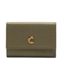 COCCINELLE Damen Geldbörse aus Leder Farbe Laurel Green Kelsey Line Kleine Größe