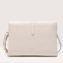 Borsa Donna a Tracolla COCCINELLE in Pelle Linea Dorian colore Blanco