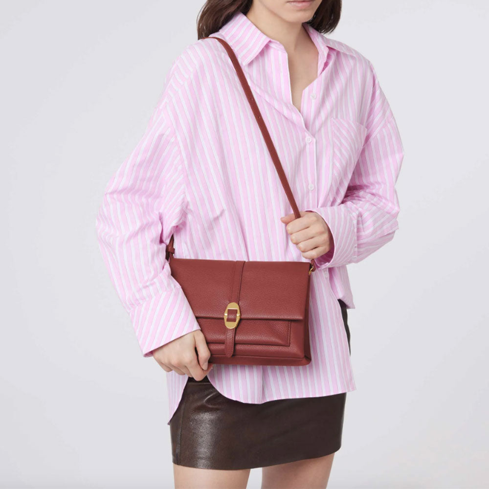 Women's Brandy Leather Crossbody Bag COCCINELLE Dorian