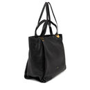 Borsa Donna Shopper a Spalla COCCINELLE in Pelle Linea Oliver colore Nero