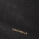 Borsa Donna Shopper a Spalla COCCINELLE in Pelle Linea Oliver colore Nero