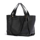 Borsa Donna Shopper a Spalla COCCINELLE in Pelle Linea Oliver colore Nero Misura Small