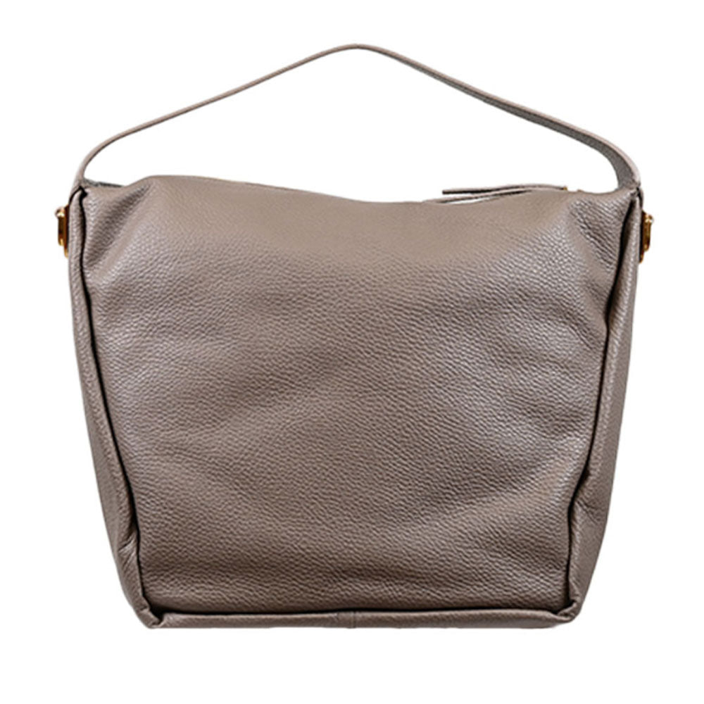 Borsa Hobo COCCINELLE in Pelle Linea Oliver colore Warm Taupe