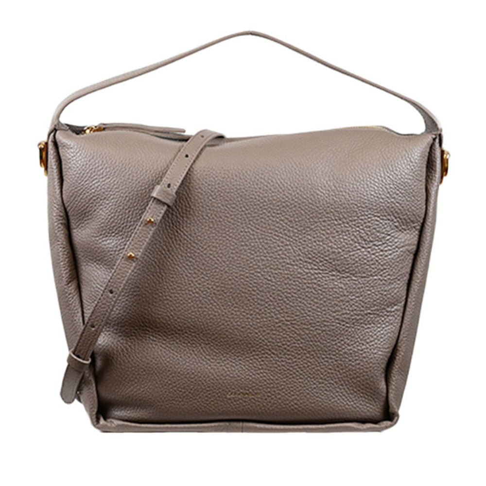 Borsa Hobo COCCINELLE in Pelle Linea Oliver colore Warm Taupe