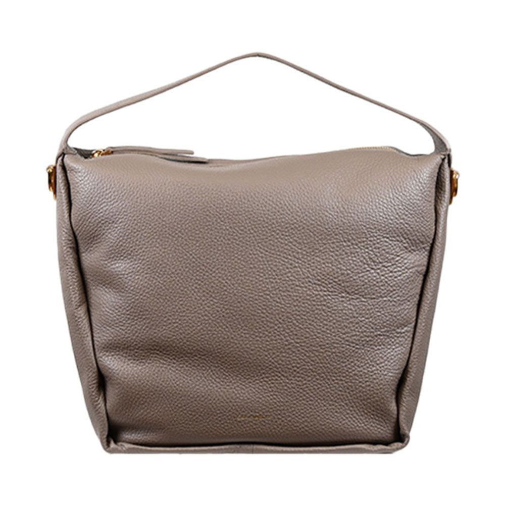 Borsa Hobo COCCINELLE in Pelle Linea Oliver colore Warm Taupe