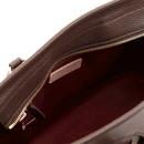 Women's Fondant Brown Leather Handbag COCCINELLE York L