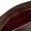 Women's Fondant Brown Leather Handbag COCCINELLE York L