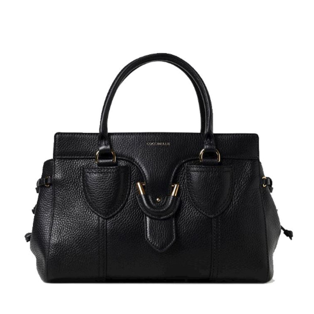 Borsa Donna a Mano COCCINELLE in Pelle Linea York M colore Nero