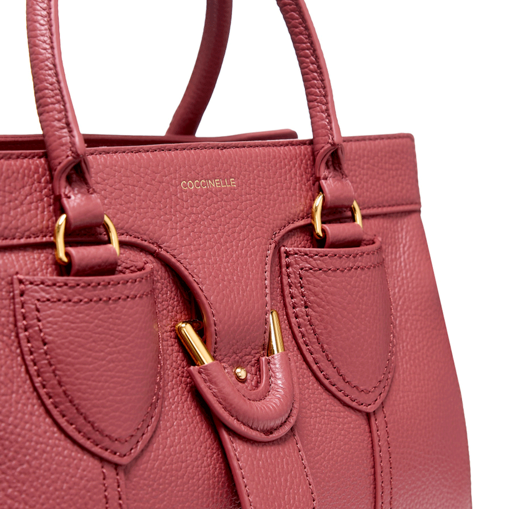 Women's Brandy Leather Handbag COCCINELLE York M