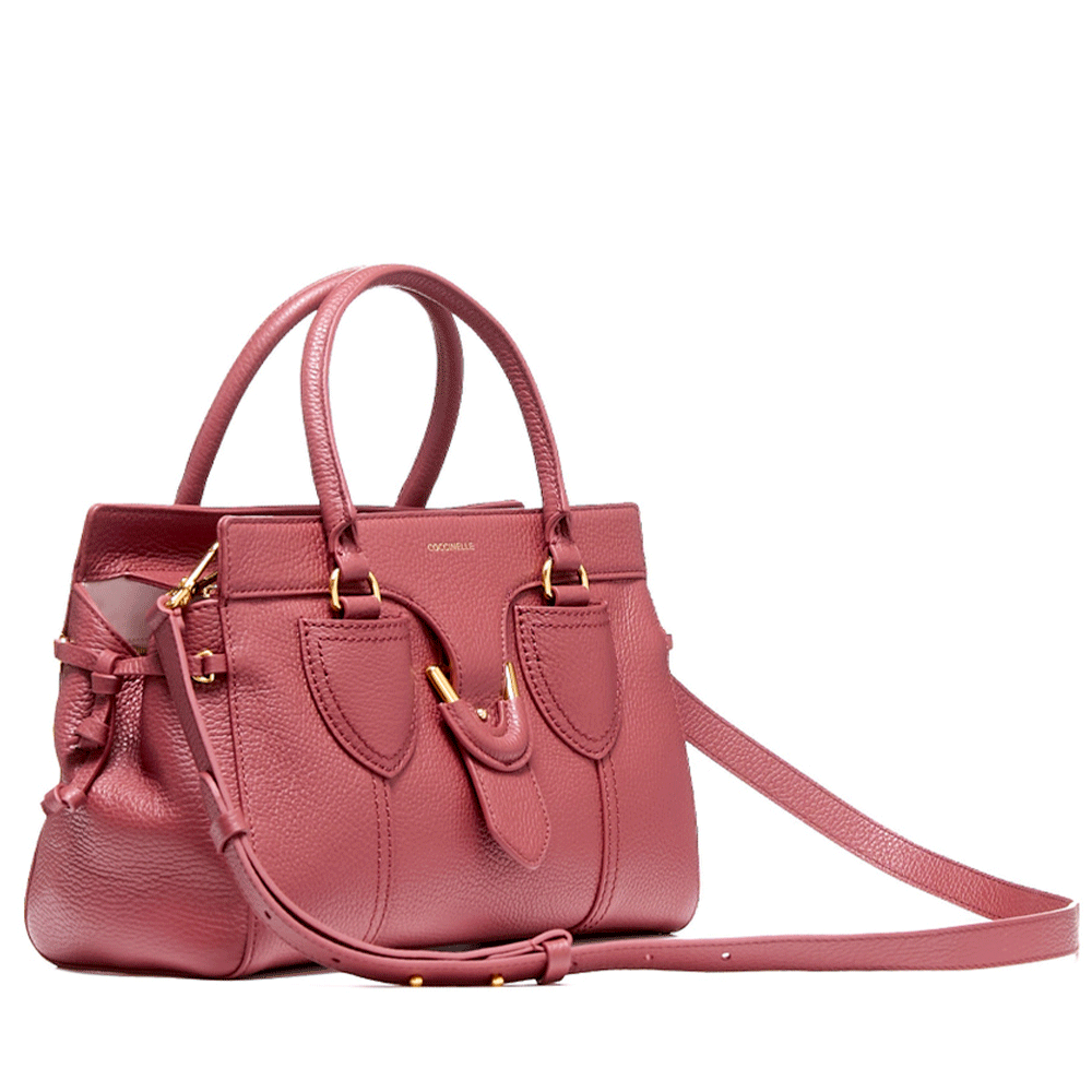 Women's Brandy Leather Handbag COCCINELLE York M