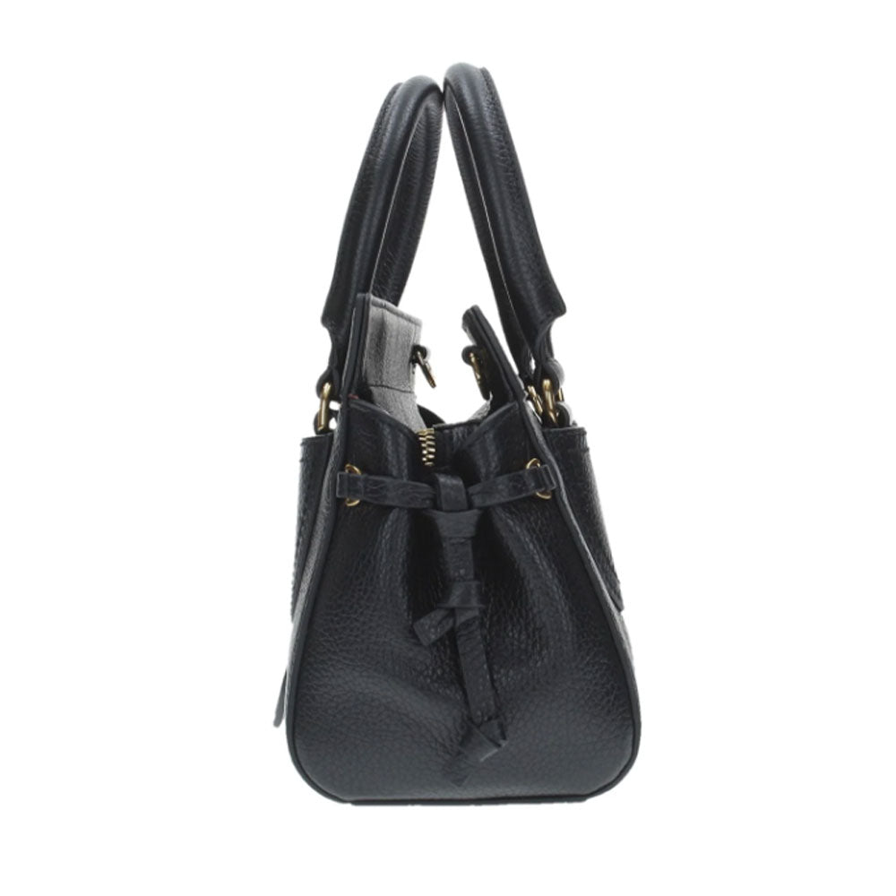 Borsa Donna a Mano COCCINELLE in Pelle Linea York S colore Nero