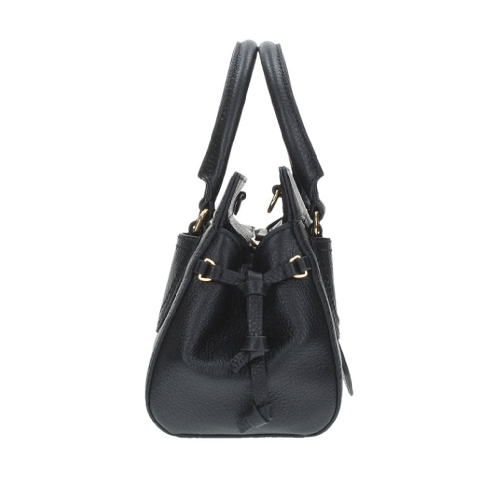 Borsa Donna a Mano COCCINELLE in Pelle Linea York S colore Nero