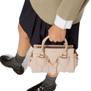 Borsa Donna a Mano COCCINELLE in Pelle Linea York S colore Rosette