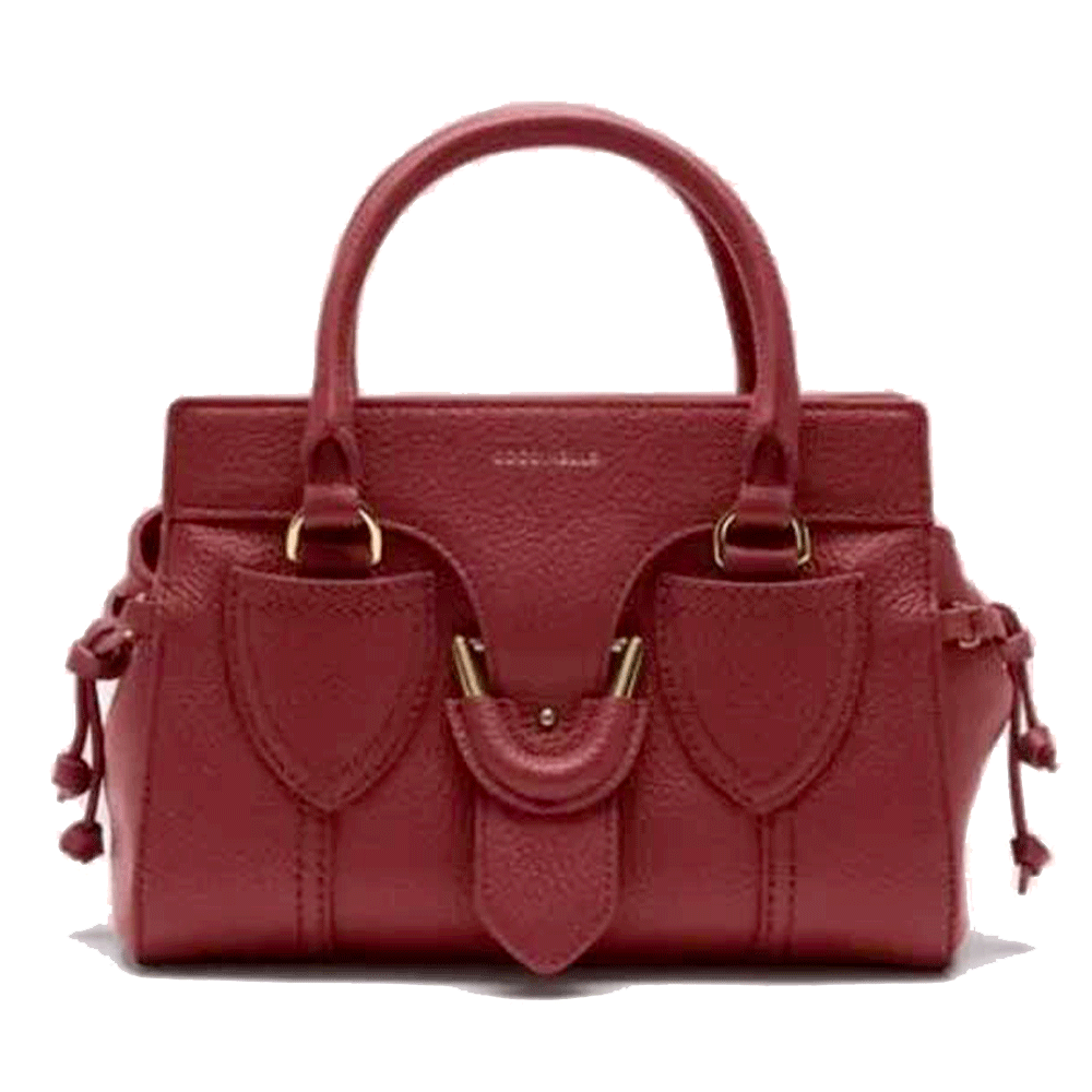 Borsa Donna a Mano COCCINELLE in Pelle Linea York S colore Brandy