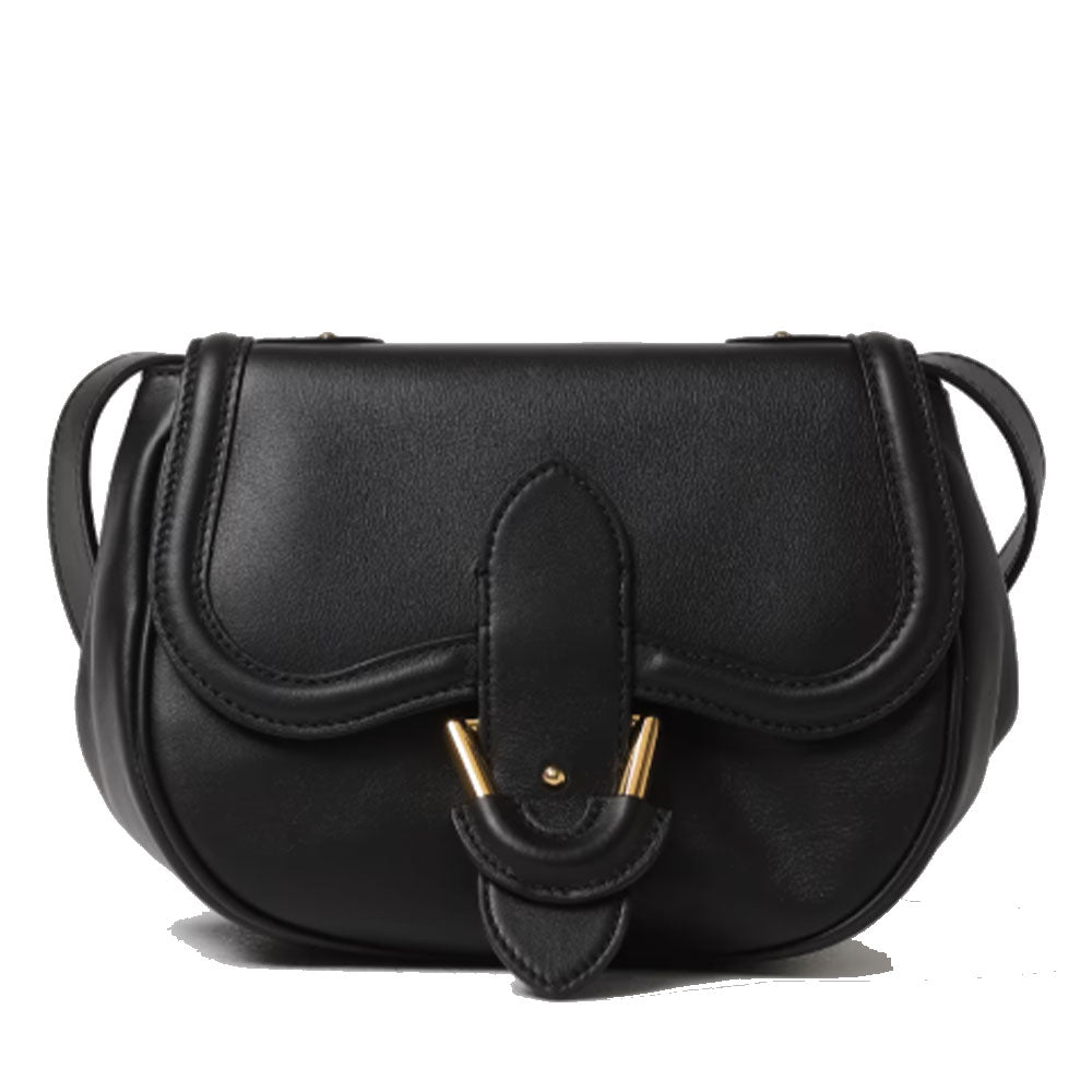 Borsa Donna a Tracolla COCCINELLE in Pelle Liscia Nera linea Blake