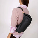 Borsa Donna a Spalla COCCINELLE in Pelle Colore Nero linea Campus Large