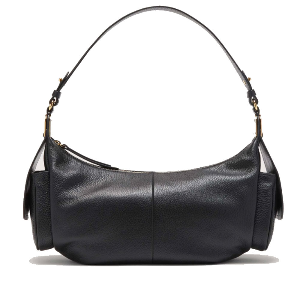 Borsa Donna a Spalla COCCINELLE in Pelle Colore Nero linea Campus Large