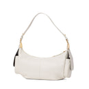 Borsa Donna a Spalla COCCINELLE in Pelle Colore Lambskin White linea Campus Large