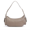Borsa Donna a Spalla COCCINELLE in Pelle Colore Warm Taupe linea Campus Large