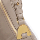 Borsa Donna a Spalla COCCINELLE in Pelle Colore Warm Taupe linea Campus Large