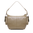 Borsa Donna a Spalla COCCINELLE in Pelle Colore Laurel Green linea Campus