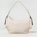 Borsa Donna a Spalla COCCINELLE in Pelle Colore Lambskin White linea Campus