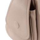 Borsa Donna a Spalla COCCINELLE in Pelle Colore Warm Taupe linea Campus