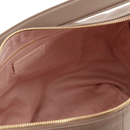 Borsa Donna a Spalla COCCINELLE in Pelle Colore Warm Taupe linea Campus