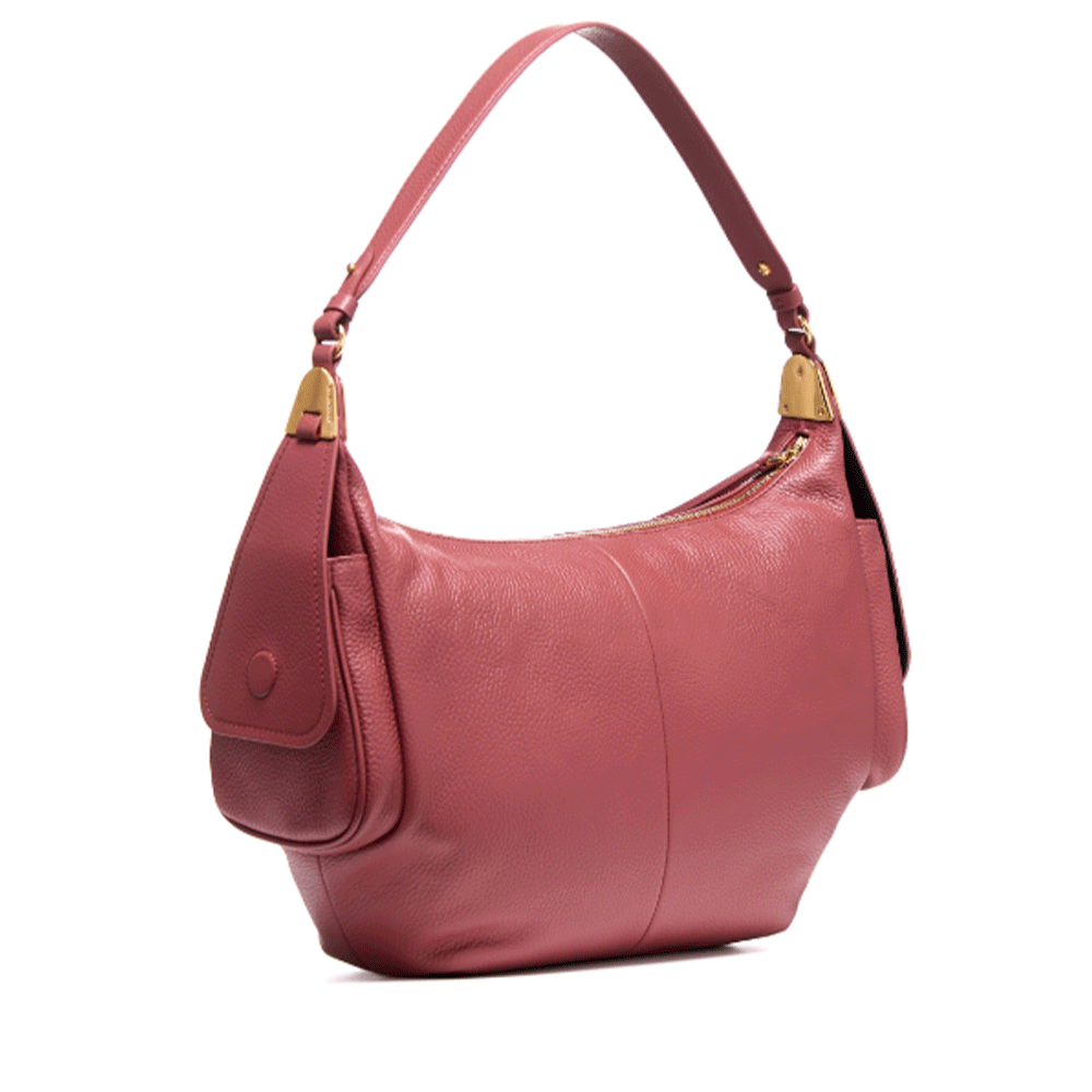 Borsa Donna a Spalla COCCINELLE in Pelle Colore Brandy linea Campus