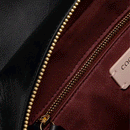 Borsa Donna a Tracolla COCCINELLE in Pelle Colore Nero linea Campus Medium