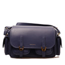 Borsa Donna a Tracolla COCCINELLE in Pelle Colore Royal Blue linea Campus Medium