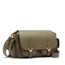 Borsa Donna a Tracolla COCCINELLE in Pelle Colore Laurel Green linea Campus Medium