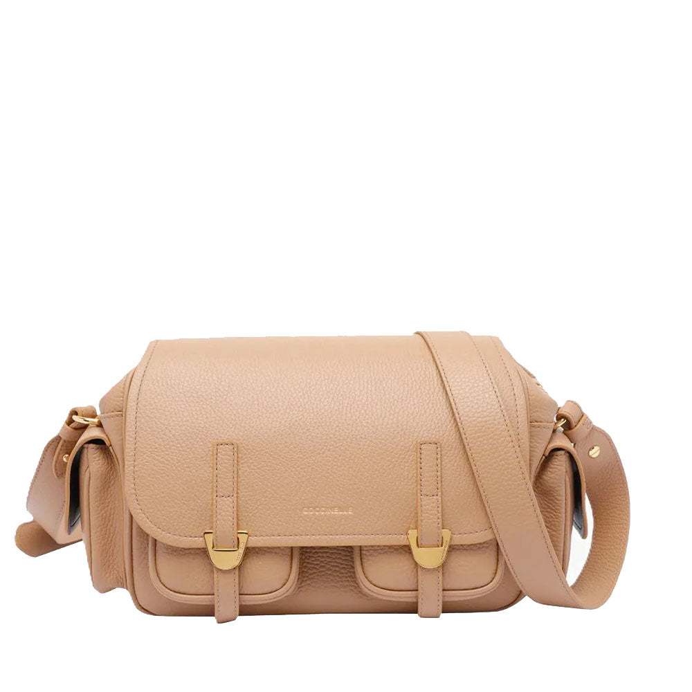 Borsa Donna a Tracolla COCCINELLE in Pelle Colore Skin linea Campus Medium