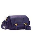 Borsa Donna a Tracolla COCCINELLE in Pelle Colore Royal Blue linea Campus Small