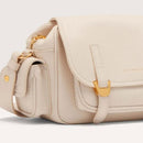 Borsa Donna a Tracolla COCCINELLE in Pelle Colore Lambskin White linea Campus Small