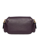 COCCINELLE Damen-Umhängetasche aus Prune-Leder, Campus Small Line