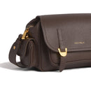 Borsa Donna a Tracolla COCCINELLE in Pelle Colore Brunette linea Campus Small