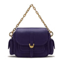Borsa Donna a Mano COCCINELLE in Pelle Colore Royal Blue linea Campus Mini