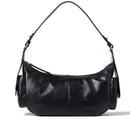 Borsa Donna a Spalla COCCINELLE in Pelle Liscia Nera linea Campus Vintage Large