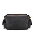 Borsa Donna a Tracolla COCCINELLE in Pelle Liscia Nera linea Campus Vintage Medium