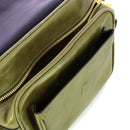 Borsa Donna a Tracolla COCCINELLE in Pelle Liscia Laurel Green linea Campus Vintage Small
