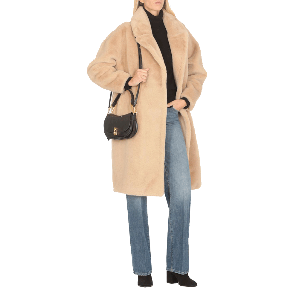 Borsa Donna a Mano COCCINELLE in Pelle Linea Magie Vintage Colore Nero Misura Small